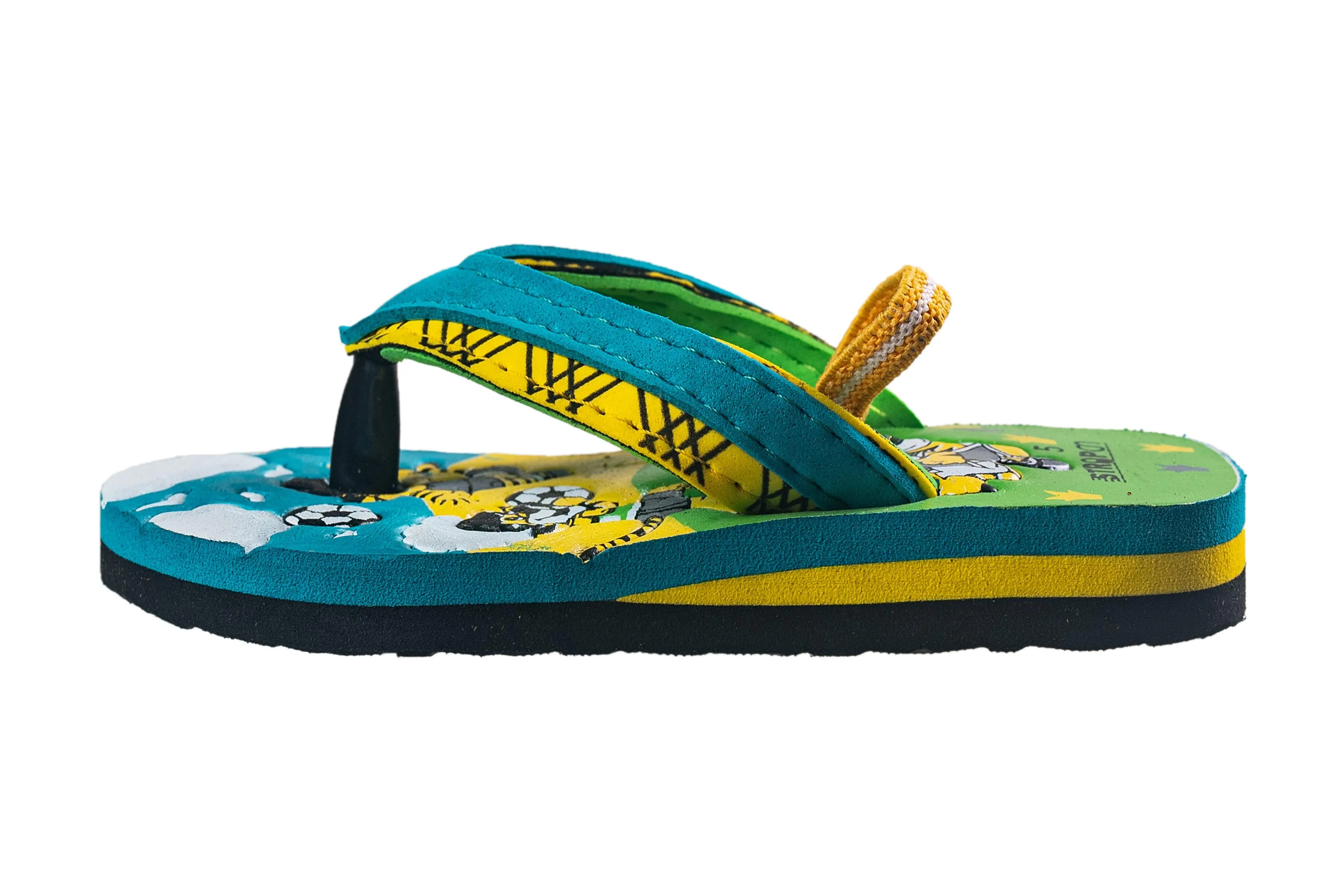 Strap On Children Aqua / Yellow Hawai