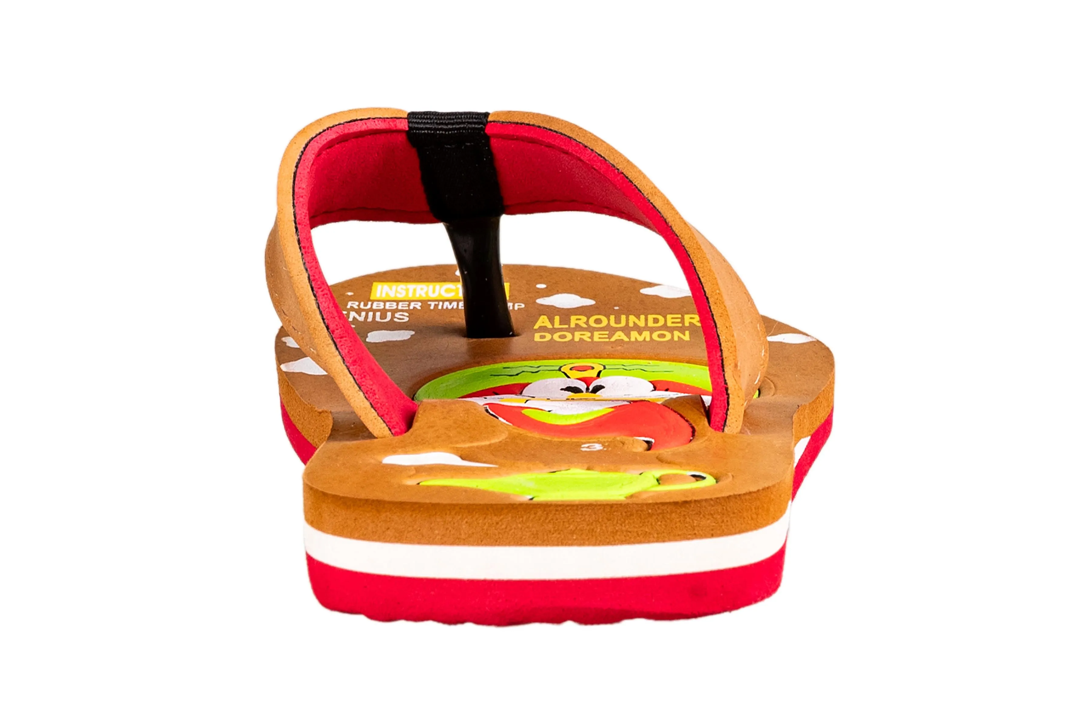 Strap On Children Beige / Red Hawai