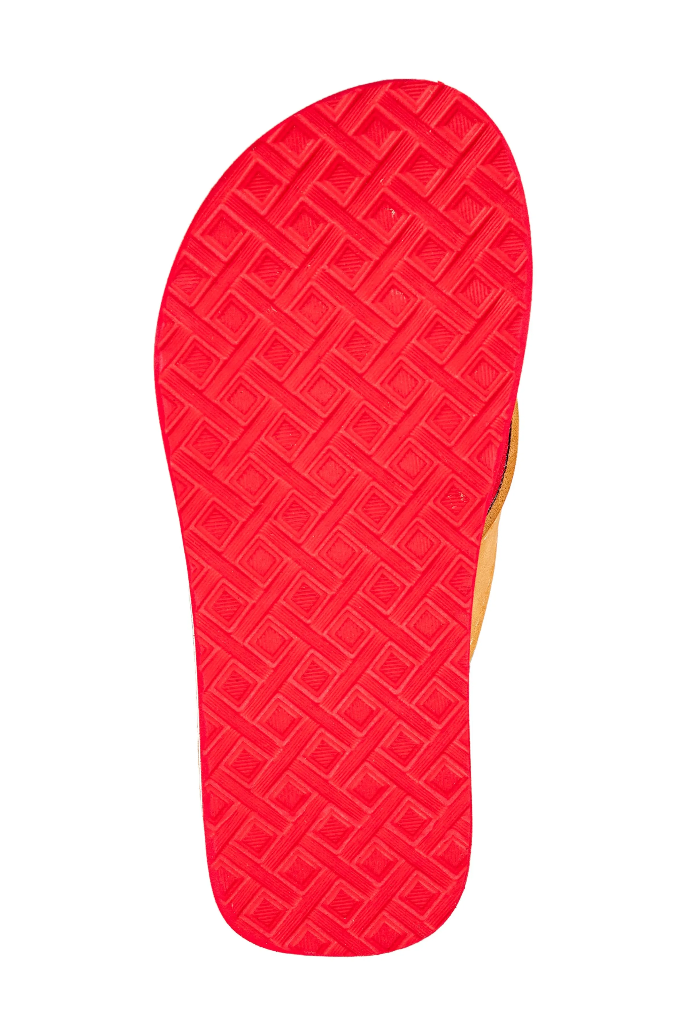 Strap On Children Beige / Red Hawai