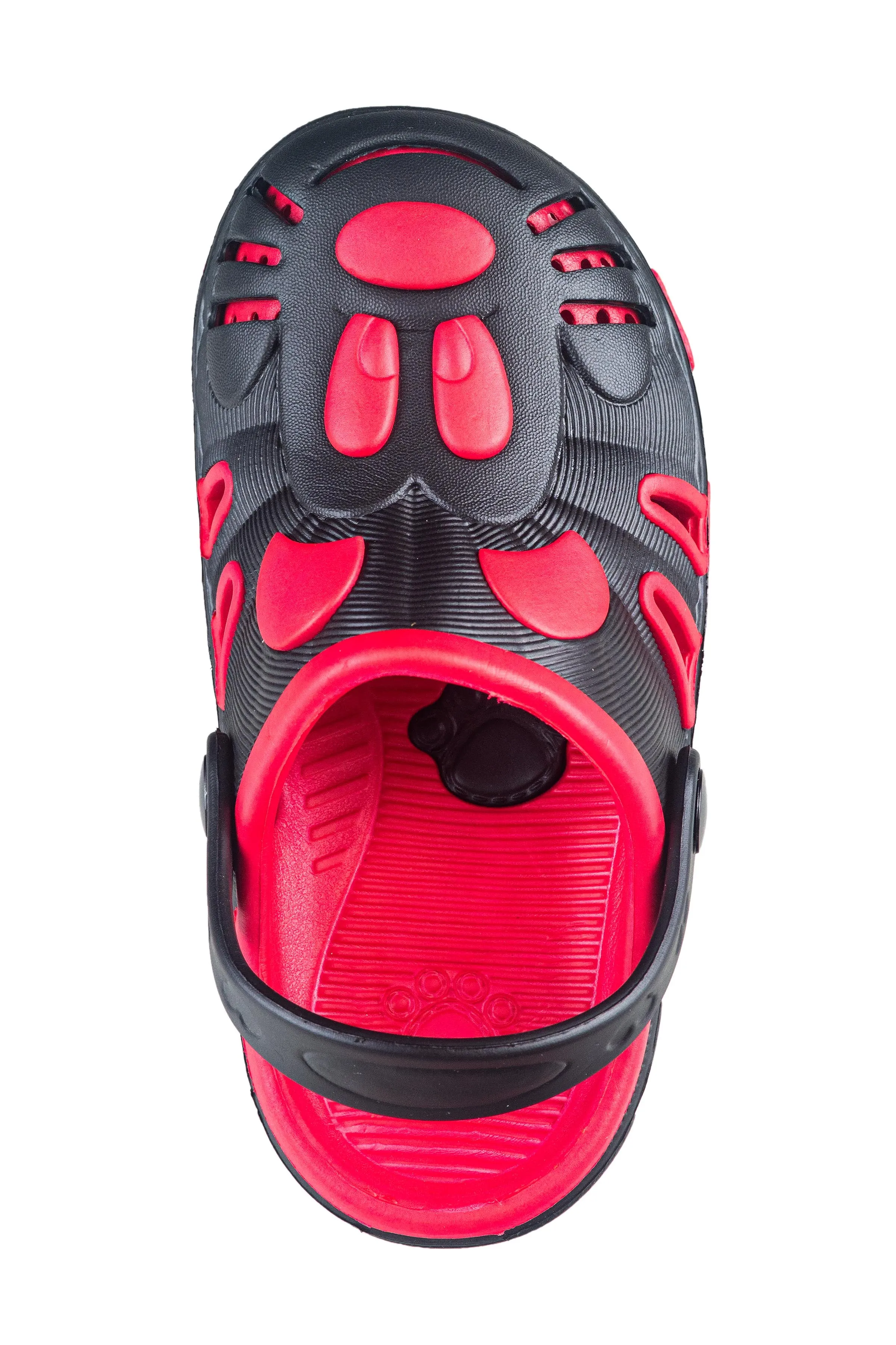 Strap On Children Black / Red Sandal Eva (Strap On Ck 008)