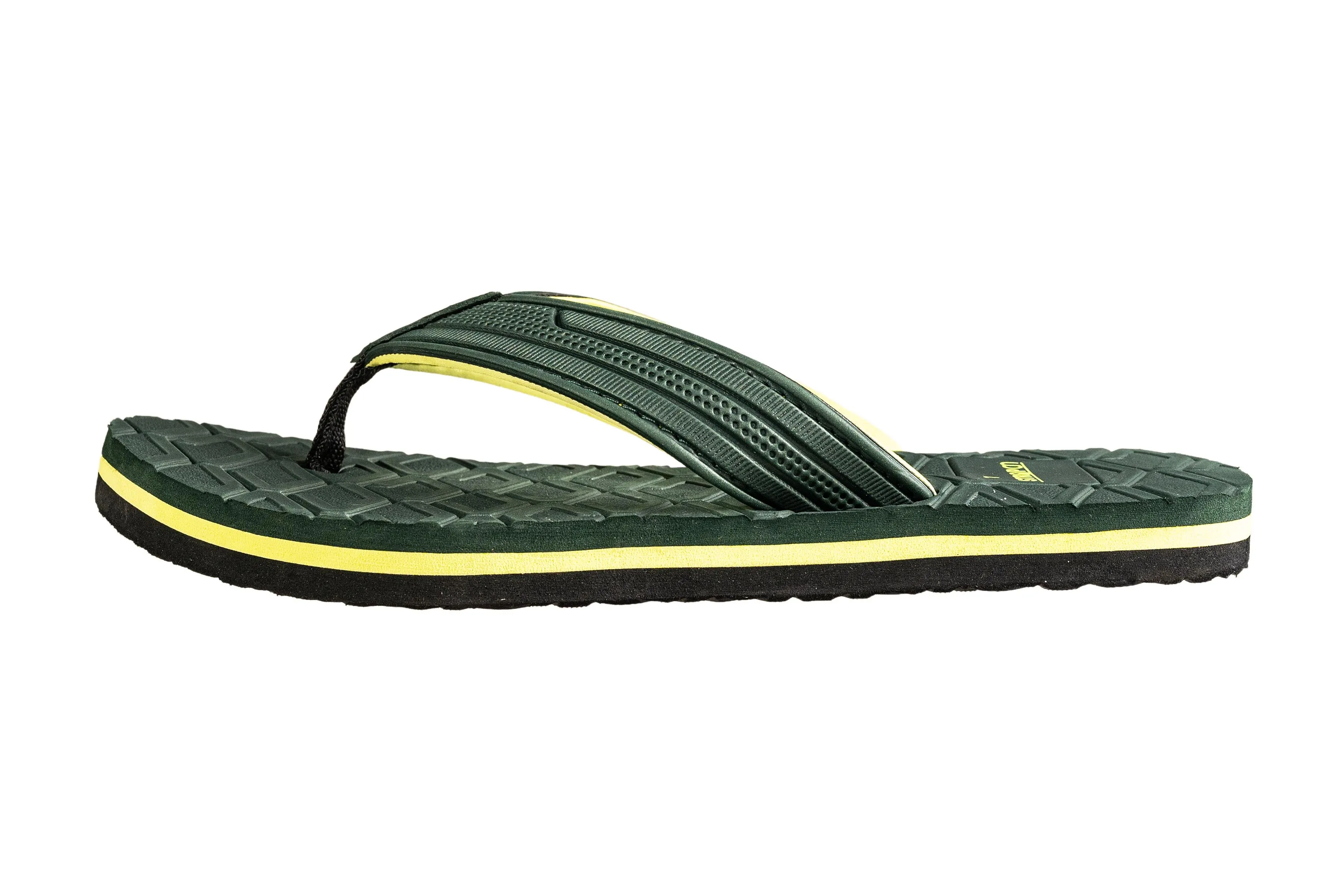 Strap On Gents Olive / Parrot Hawai Chappal