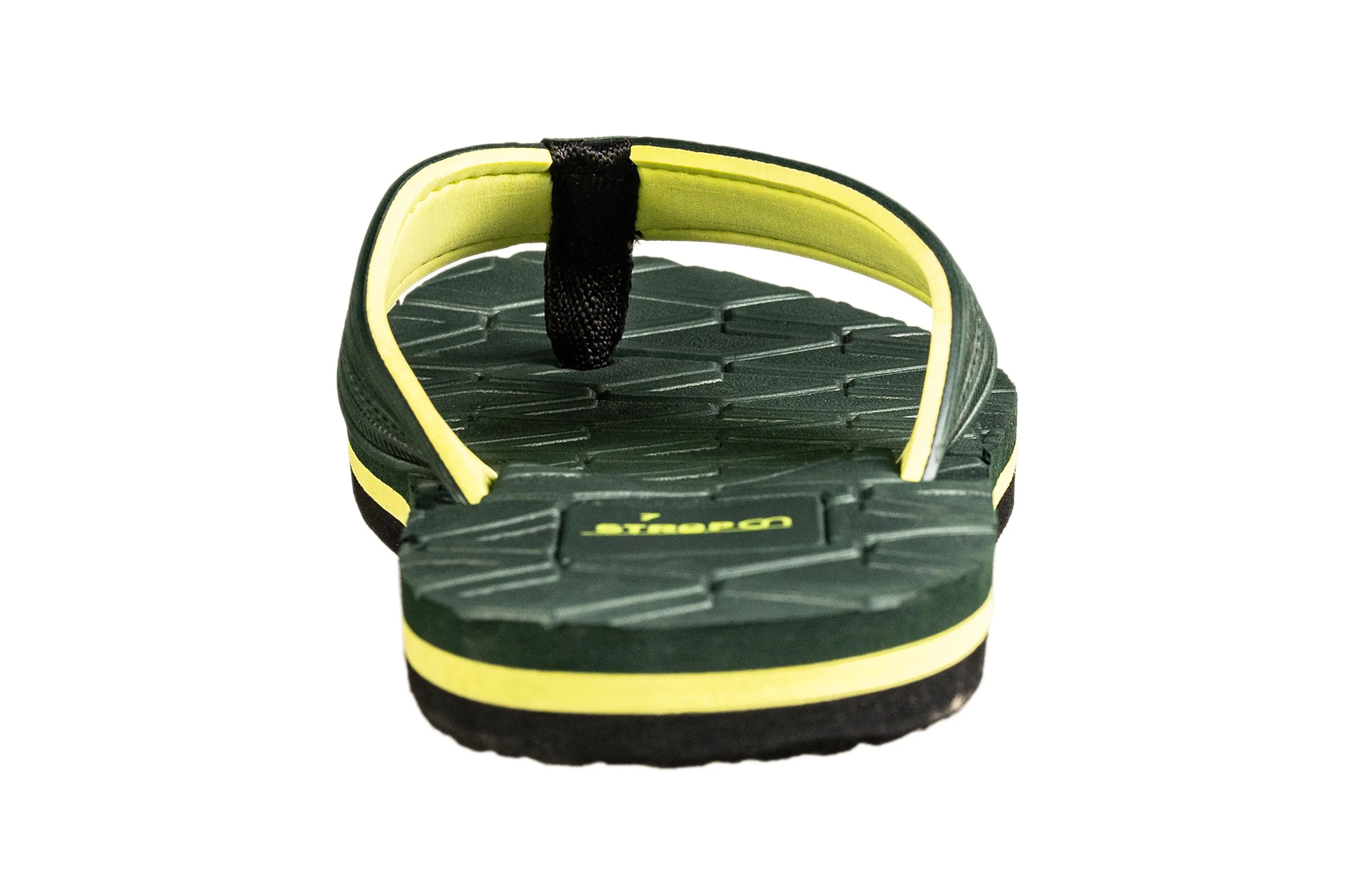 Strap On Gents Olive / Parrot Hawai Chappal