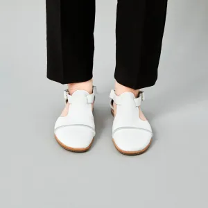 STRAP SANDALS　ALL WHITE