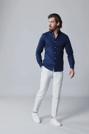 Sundre Navy Linen Shirt
