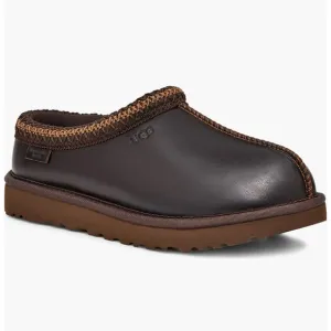Tasman Dark Expresso Brown Leather UGG Slipper (Men’s) Size 12 US