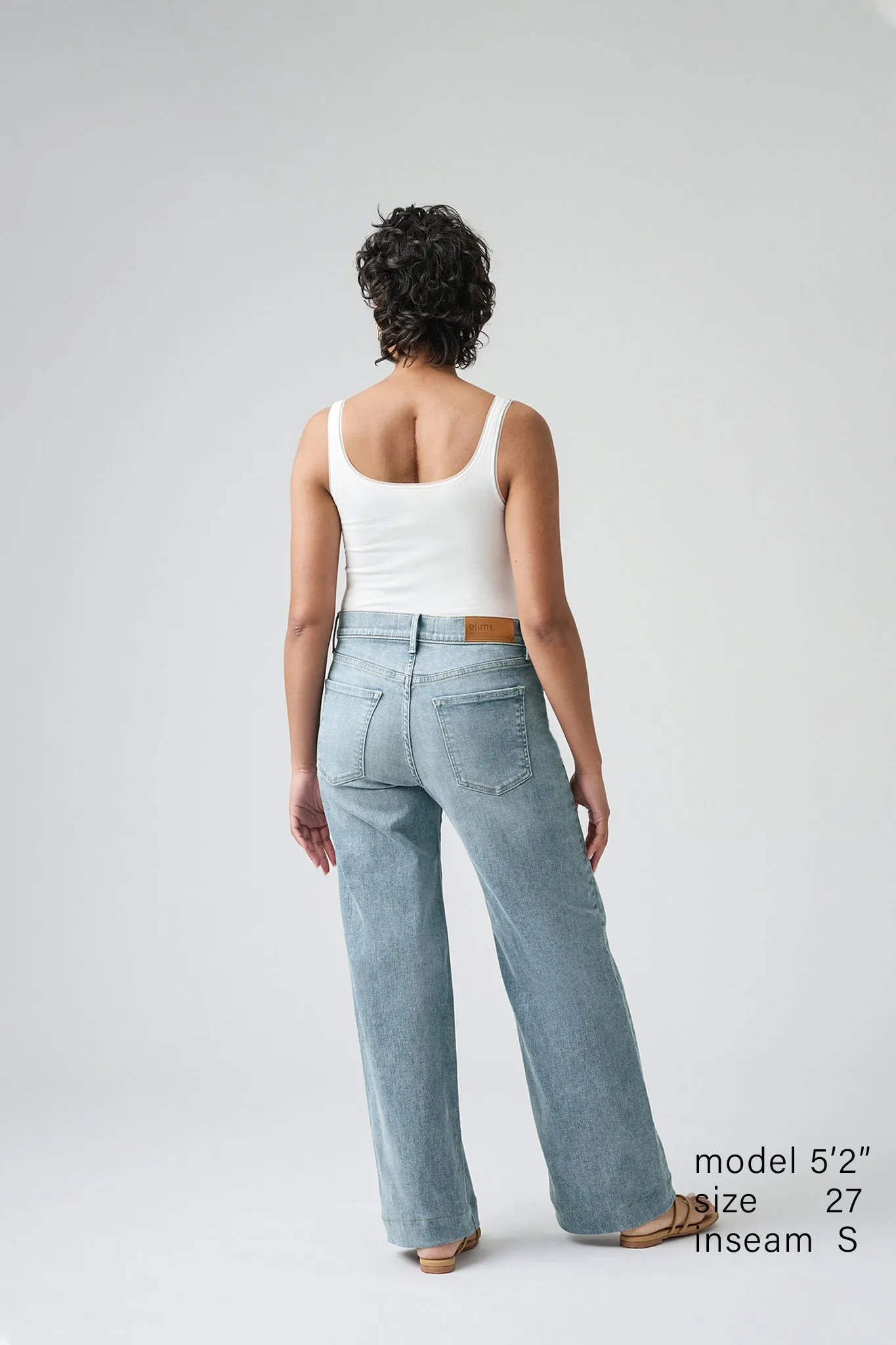 The Malibu Wide Denim  |  Pebble