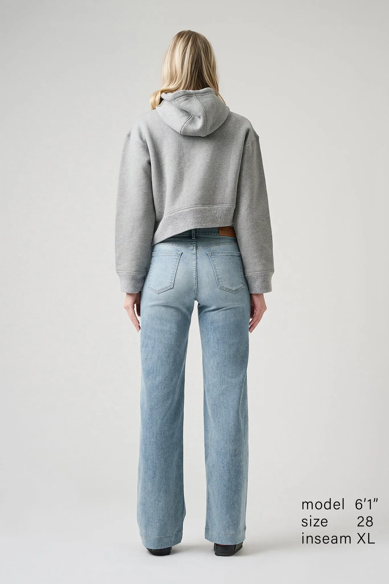 The Malibu Wide Denim  |  Pebble