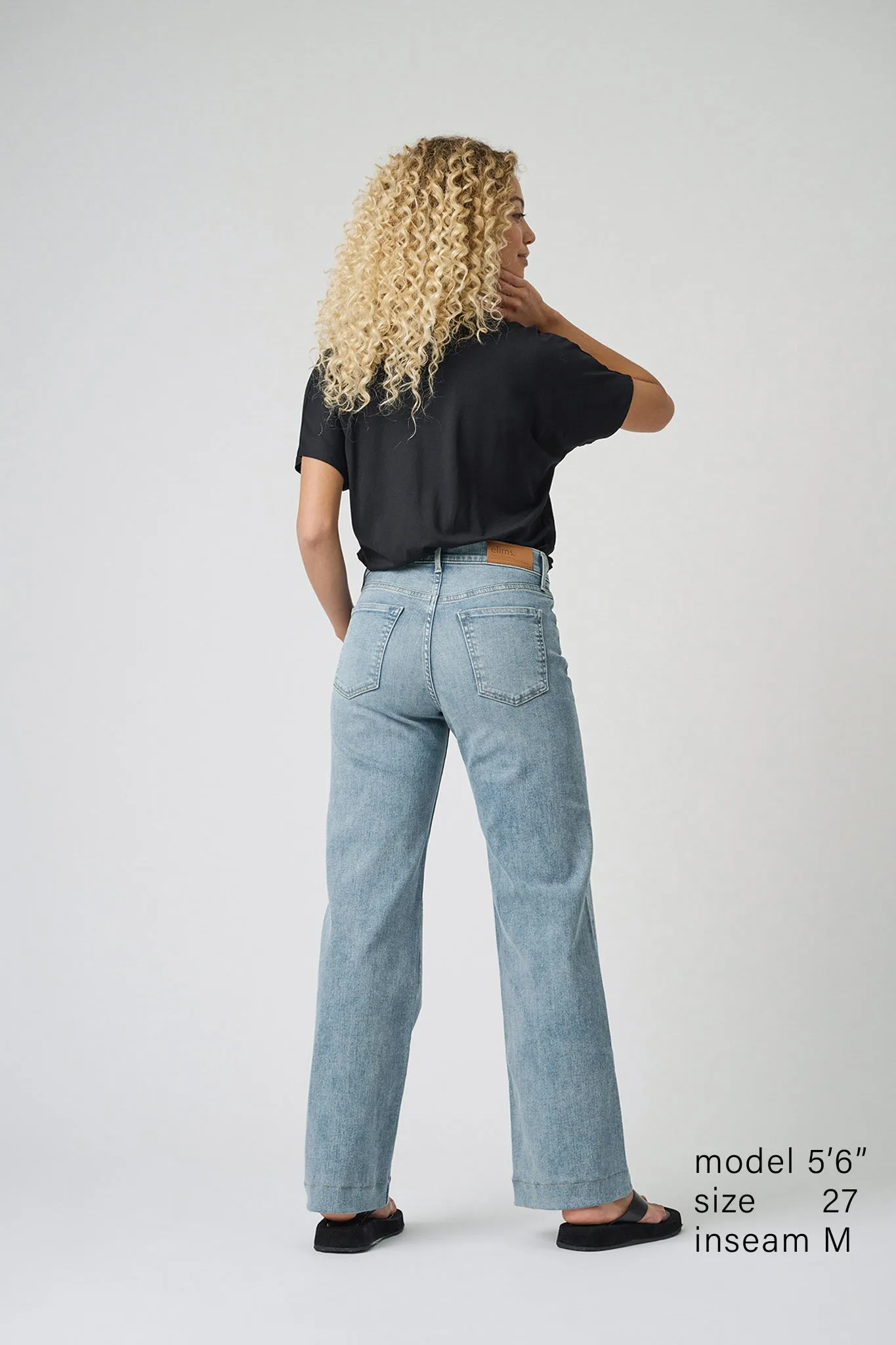 The Malibu Wide Denim  |  Pebble