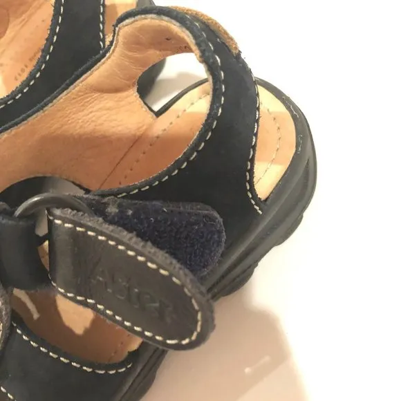 Toddler Boys Size 11.5 Aster Navy Blue Leather Sandals