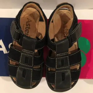 Toddler Boys Size 11.5 Aster Navy Blue Leather Sandals