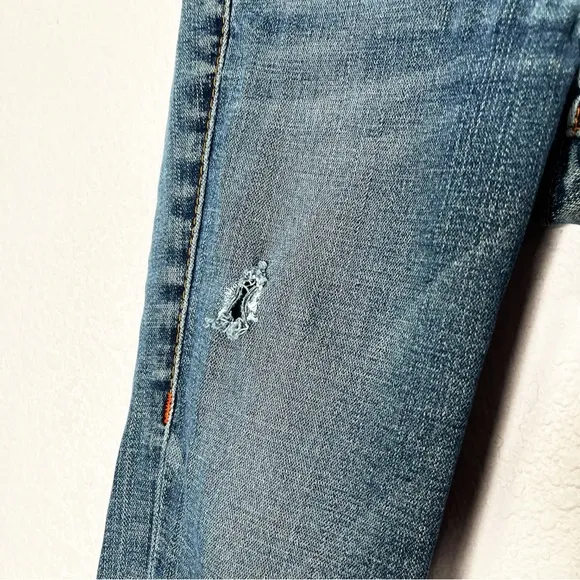 True Religion Y2K Vintage Joey Flare Low Rise Distressed Jeans 26