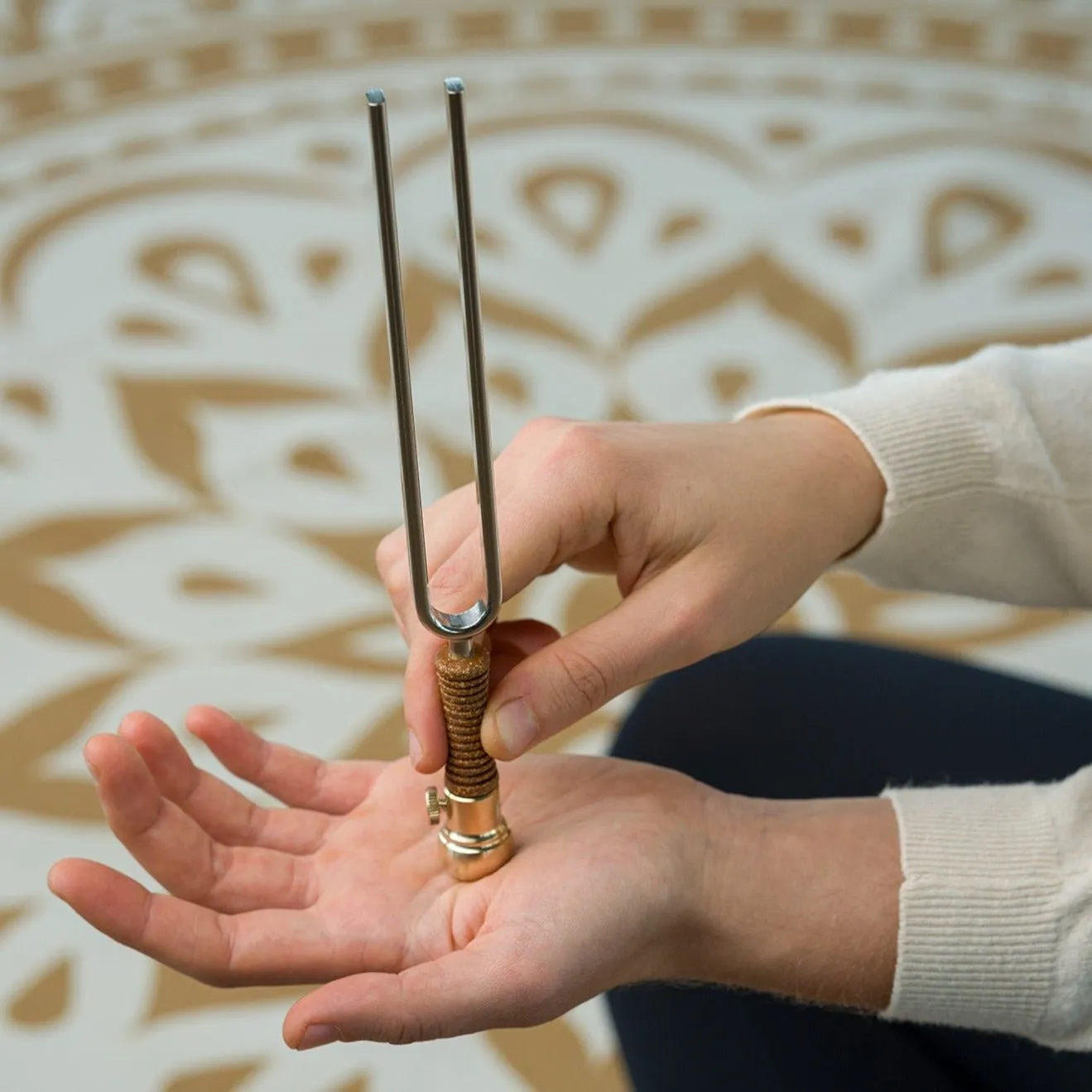 Tuning Fork Vibrational Foot Peg Attachments