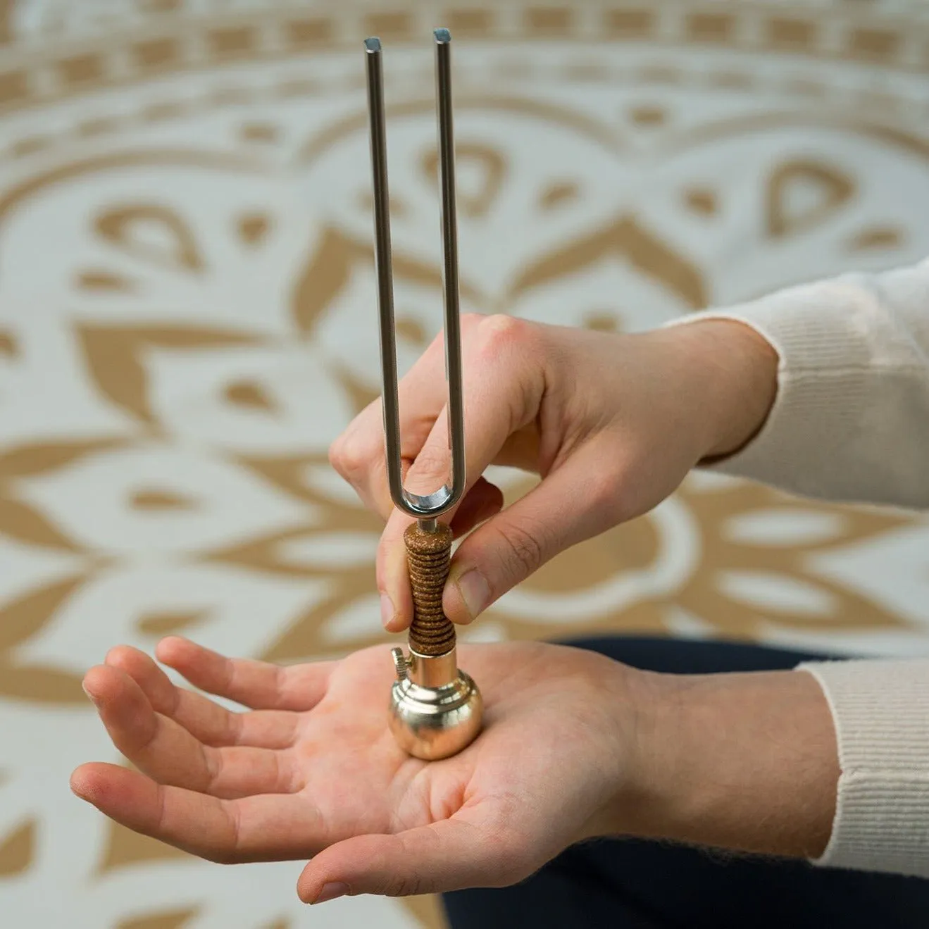 Tuning Fork Vibrational Foot Peg Attachments