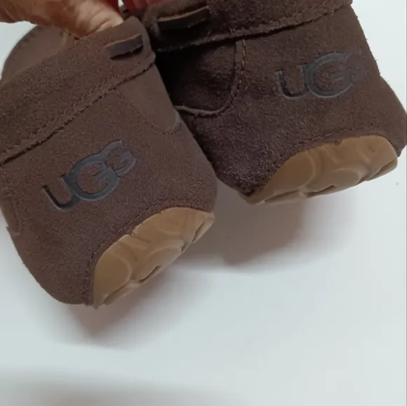 UGG Mens Suede &amp; Fleece Chester Loafer Slippers Size 12