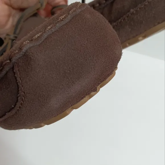 UGG Mens Suede &amp; Fleece Chester Loafer Slippers Size 12