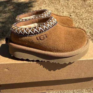 UGG Tasman II Brown Suede Slip-On Clog Mules Slippers Toddler Shoes Size 6