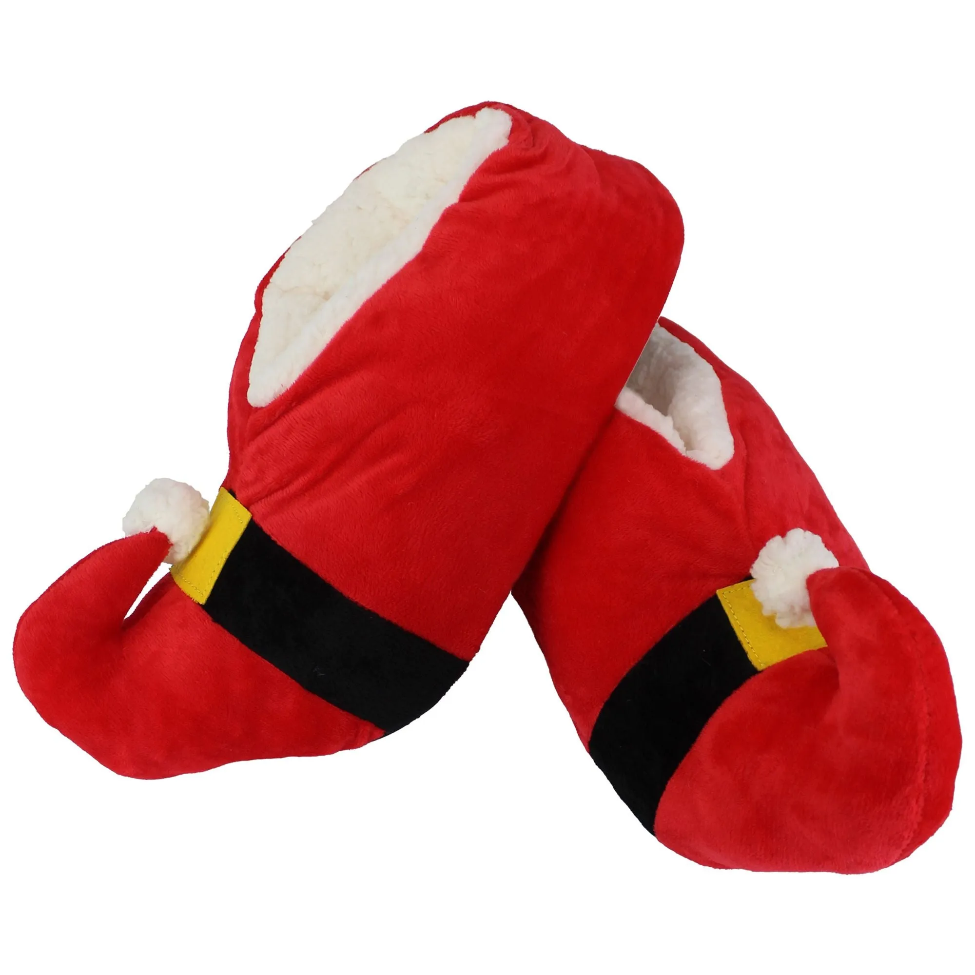 Unisex Christmas Soft Santa Slippers