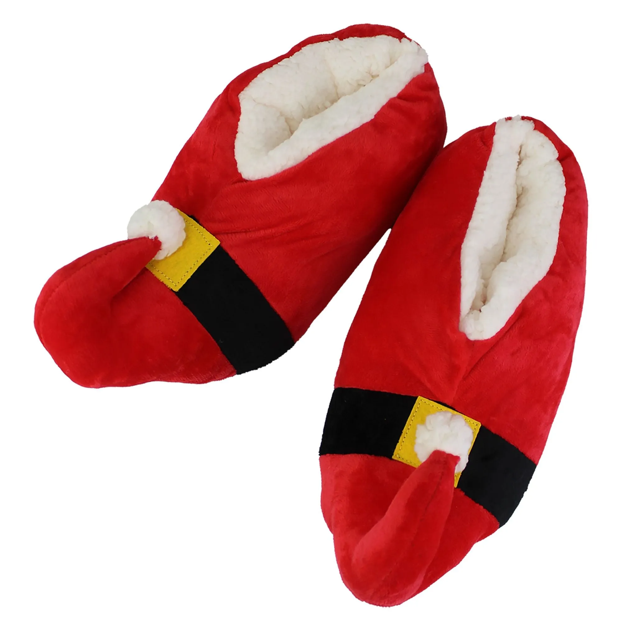Unisex Christmas Soft Santa Slippers