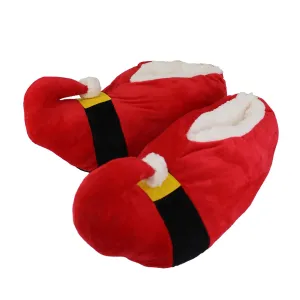 Unisex Christmas Soft Santa Slippers