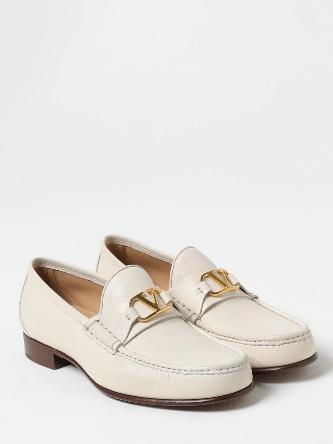 Valentino Garavani Loafers Men Yellow Cream