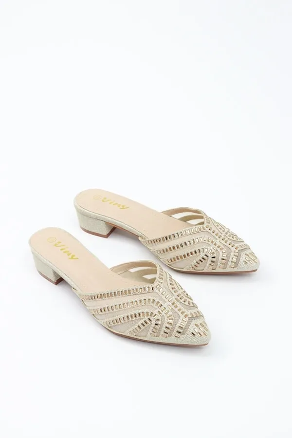 Viny - Women's Low Block Mules