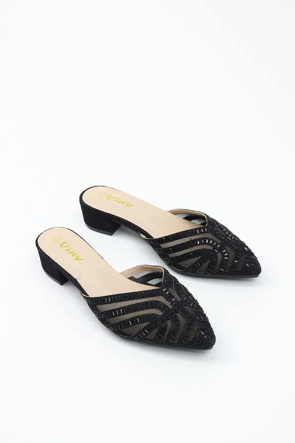 Viny - Women's Low Block Mules
