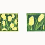 Wg12007C - Yellow Tulips Coasters