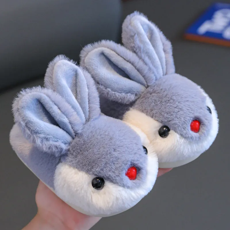 Winter Children Warm Non-slip Cotton Slippers