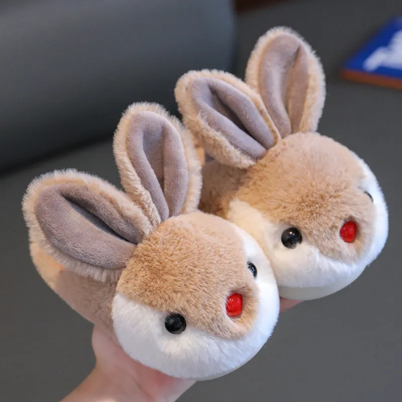 Winter Children Warm Non-slip Cotton Slippers