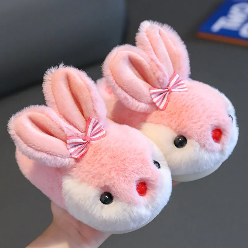 Winter Children Warm Non-slip Cotton Slippers