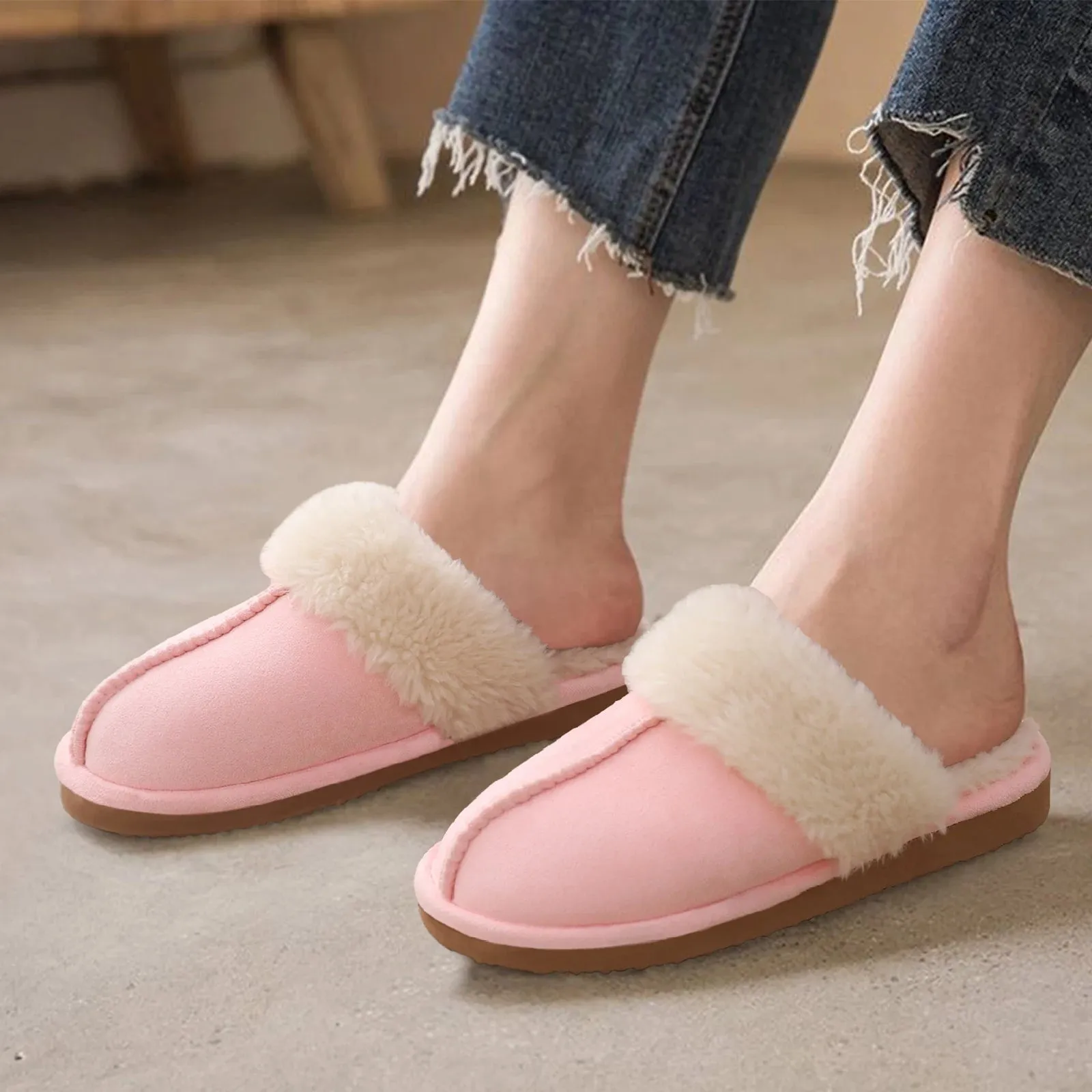 Winter Fur Slippers
