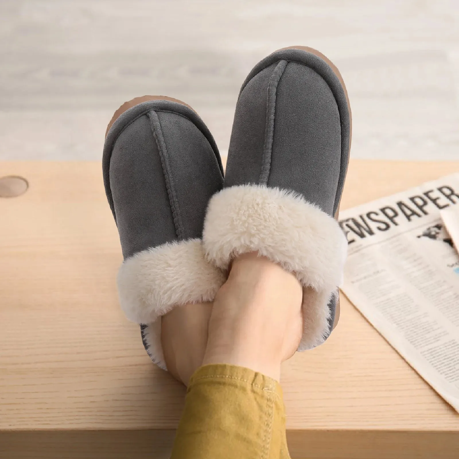 Winter Fur Slippers