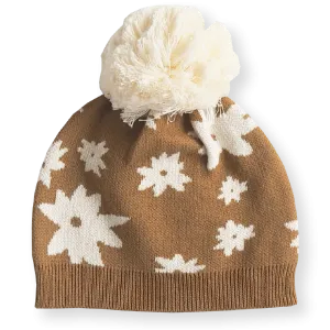 Winter Garden Pom Pom Beanie - Bronze