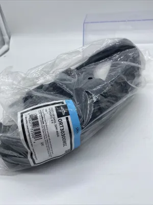 Women MEDLINE Semi rigid Post-Op 1 Shoe Black Small 4-6 Sz Adjustable Slipper