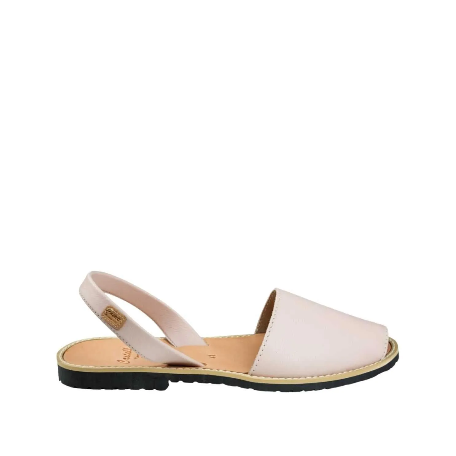 Women Standard Basic Leather Menorcan Sandal With Open Toe - Madona 1056 Piel