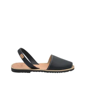 Women Standard Basic Leather Menorcan Sandal With Open Toe - Madona 1056 Piel