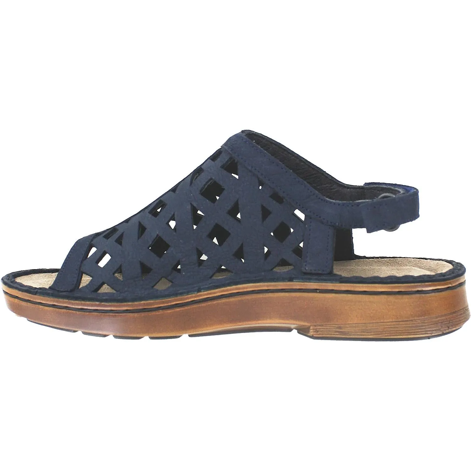 Women's Naot Amadora Navy Velvet Nubuck