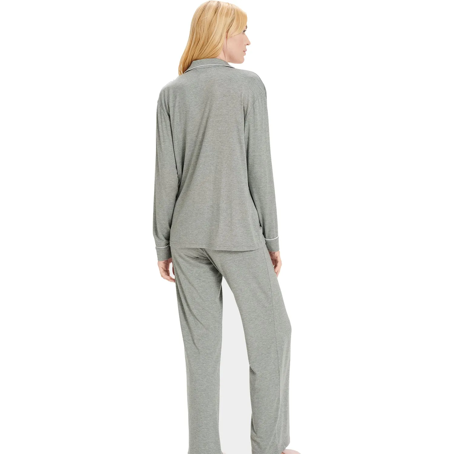 Women's UGG Lenon Pajama Set Grey Heather