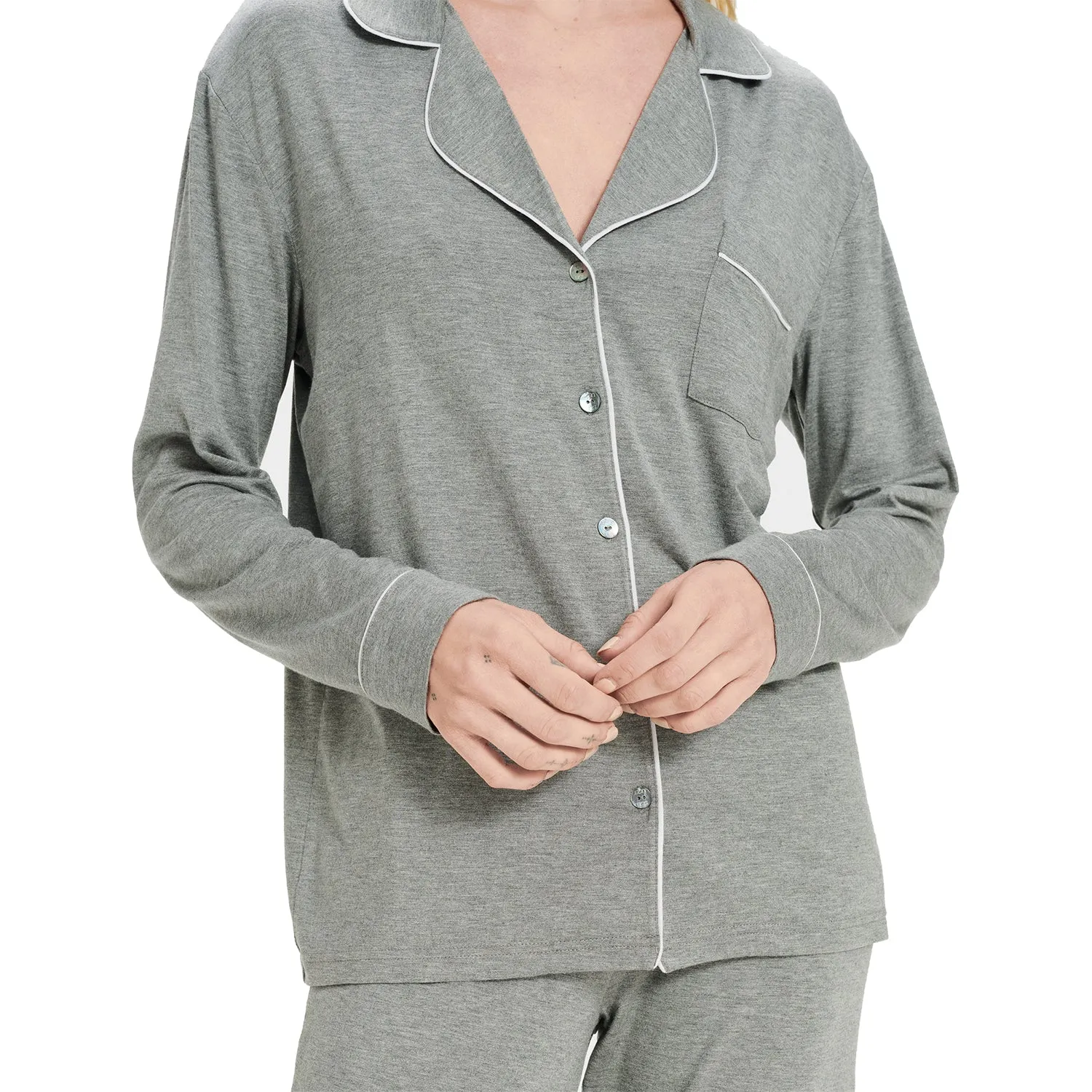Women's UGG Lenon Pajama Set Grey Heather